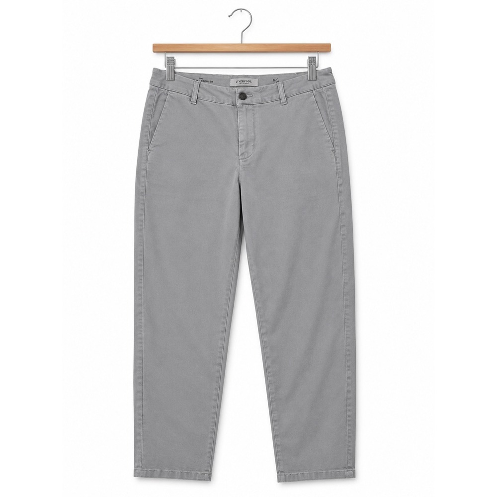 Liverpool Jeans Company Casual Trouser Pearl Gray Chinos Mens 8/29